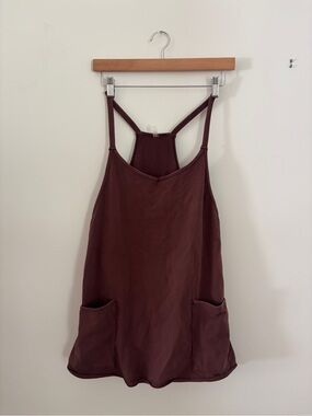 FP Movement by Free People Brown Mini Hot Shot Onesie